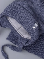 Шапка для мальчика зимняя вязаная и снуд