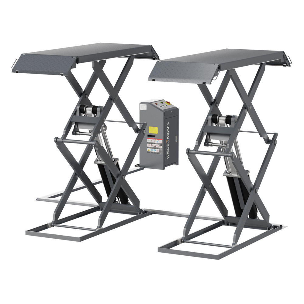 WDK-505X Подъемник ножничный слесарный 3,5 тонны, 380В