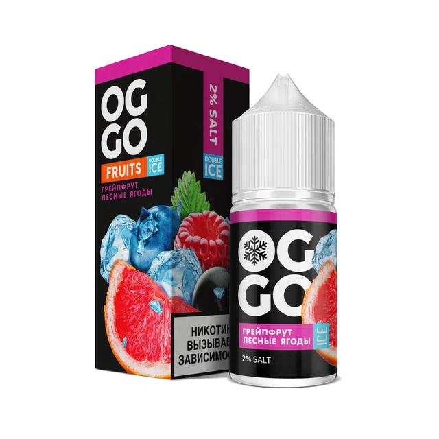 OGGO Fruits Double Ice salt 30 мл - Грейпфрут Лесные Ягоды (20 мг)