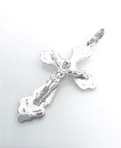 Крестик ювелирный "Эстерелла", серебро 925 пробы, родированный/ Ф