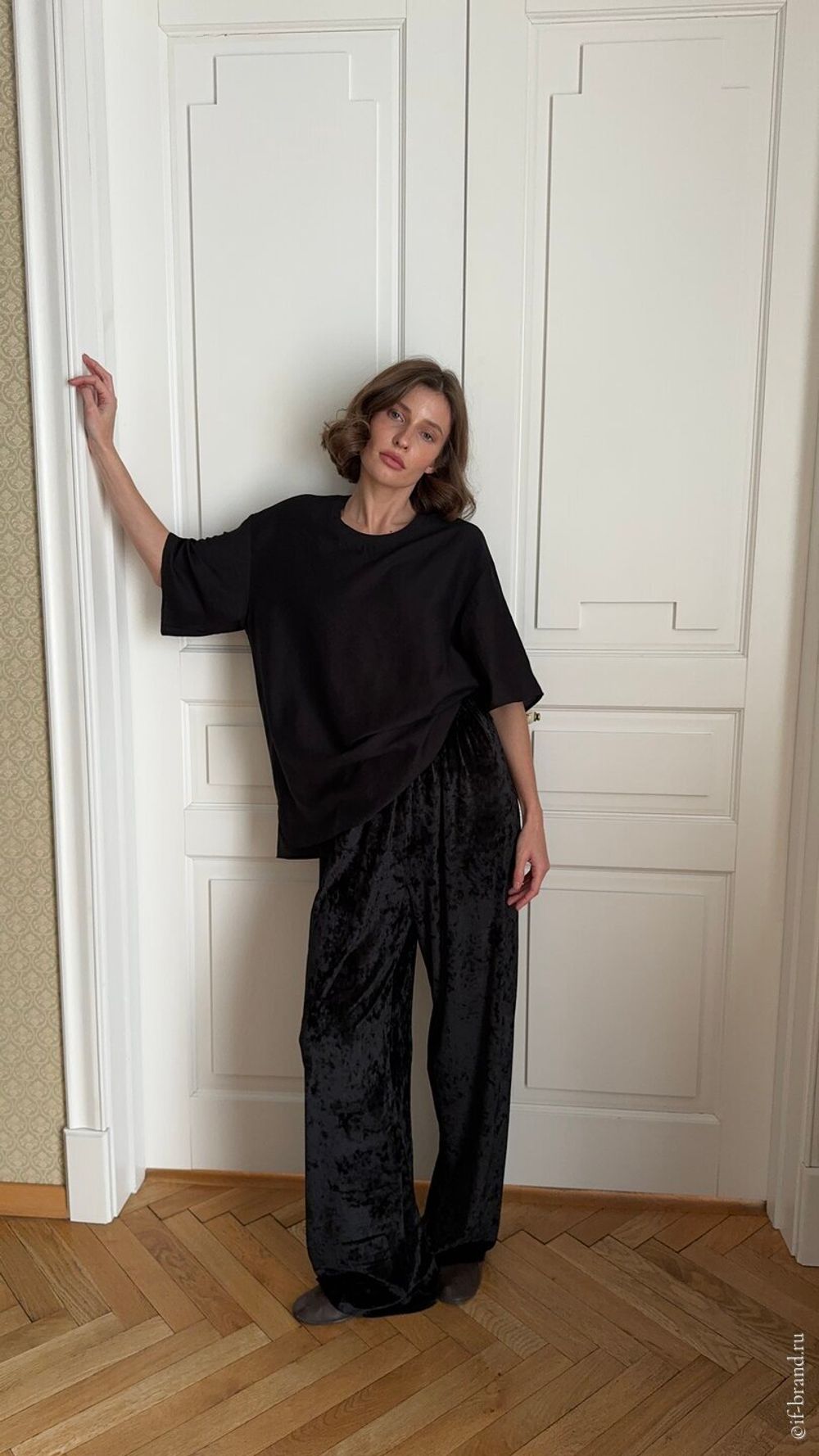 брюки SAM velour long