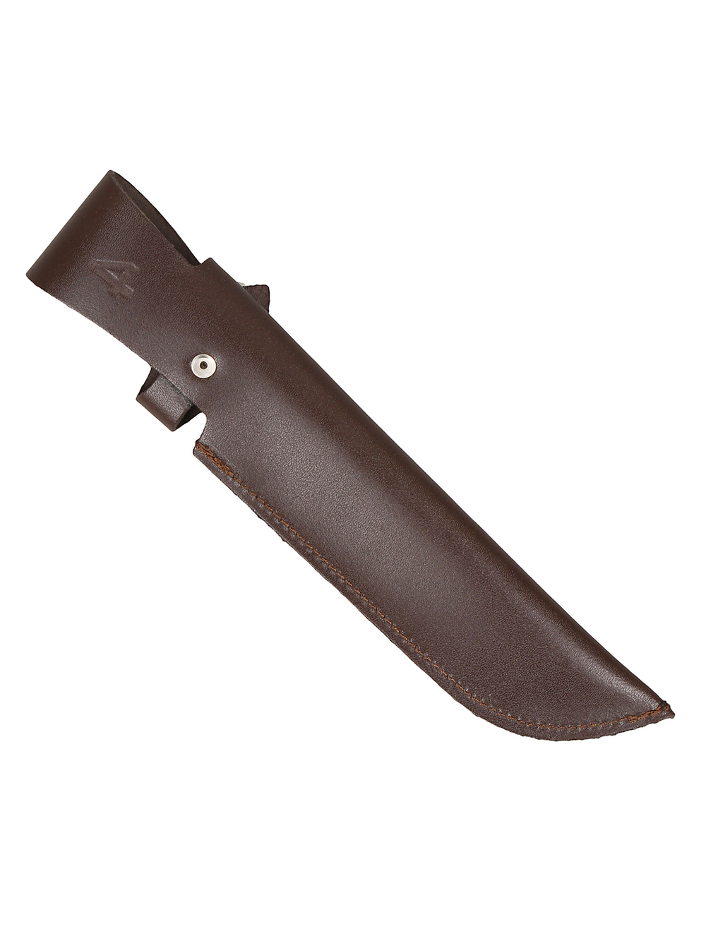 Ножны-чехол для ножа кожаный с гардой Prival НГ-4,  для клинка  до 270х50мм