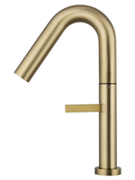 Смеситель для раковины высокий WONZON & WOGHAND, Брашированное золото (WW-6068-BG)