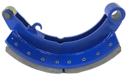 Колодка барабанного тормоза а/м КАМАЗ-5460, 6522, 6520, Нефаз 5297 на средний и задний мост МАДАРА (верхняя/сварная/ ширина 180 мм.) АККОР