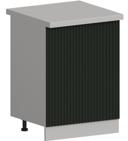 Кухня Модуль ШН 600М Белый / Насыщенно-зеленый