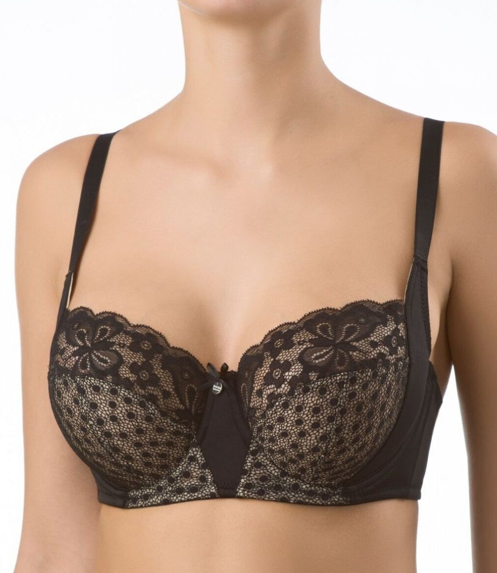 Бюстгальтер-балконет Wish (Размер: 80B) (Цвет: черный)