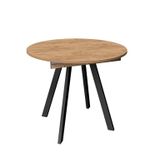 Стол обеденный Элип (профиль) каркас чёрный