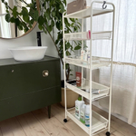 Этажерка 5-секционная «Ладья 25КС», цвет белый, 44*25*119см