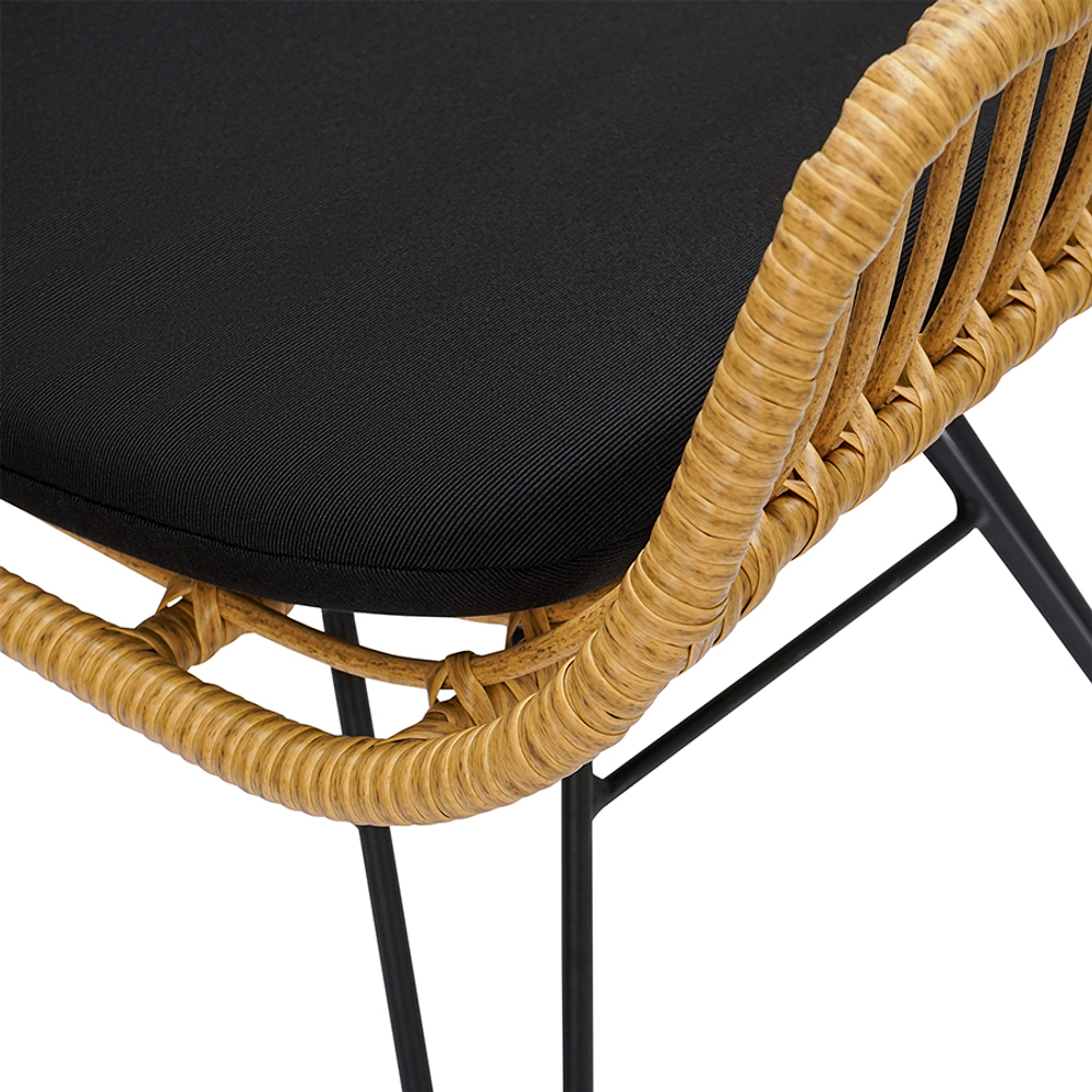 Стул vetle bent, ротанг