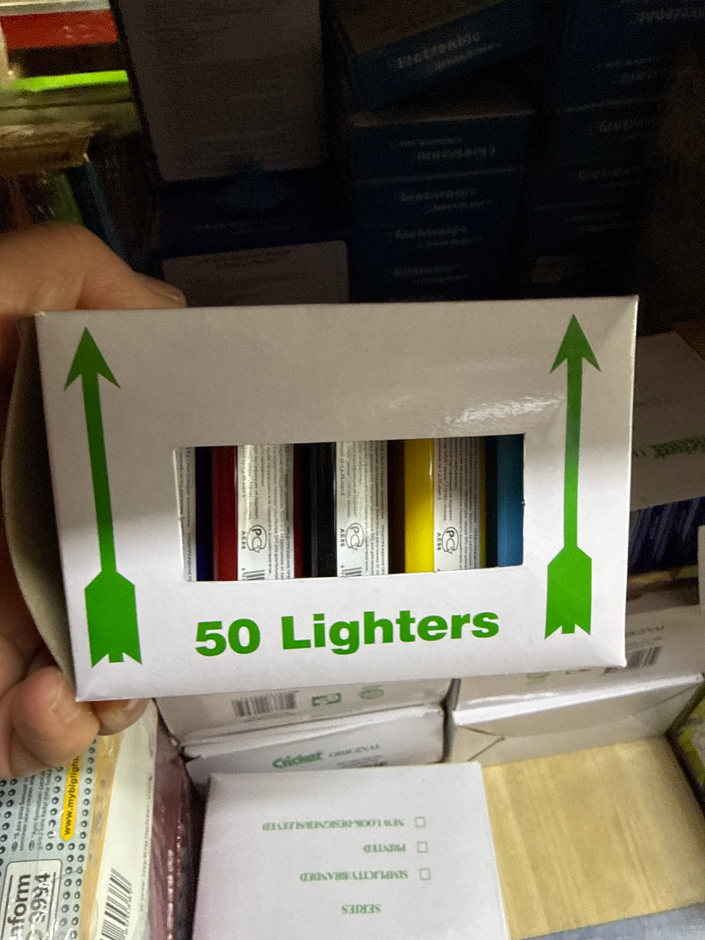 Зажигалка крикет без фонаря