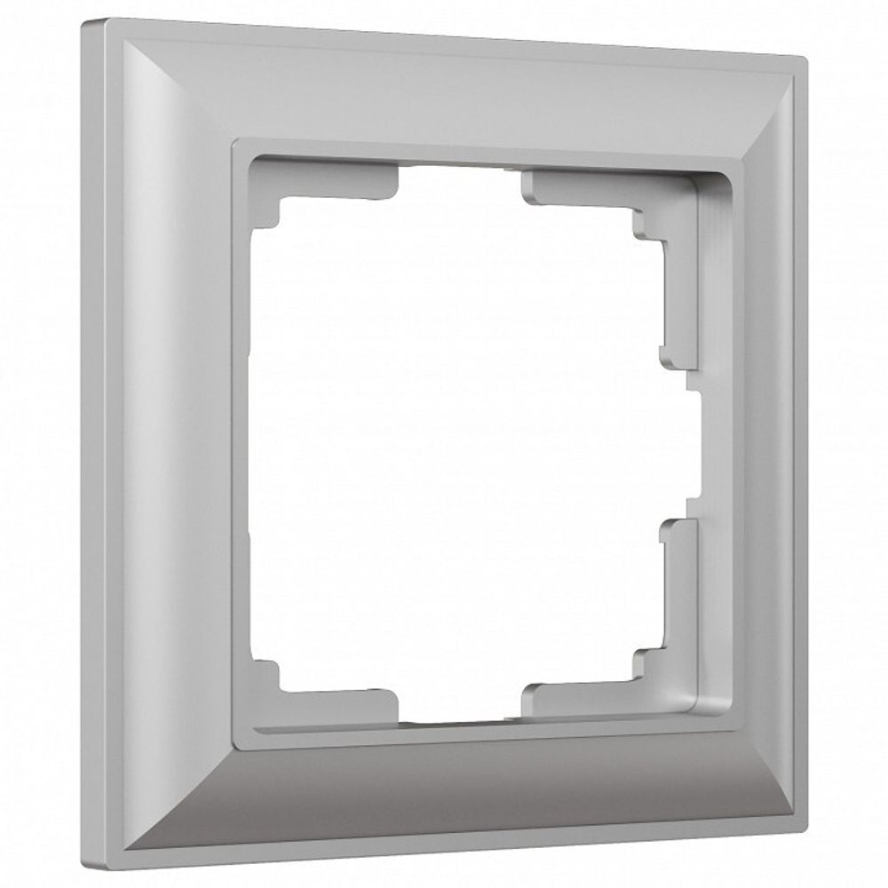 Рамка на 1 пост Werkel Fiore (серебряный) W0012206