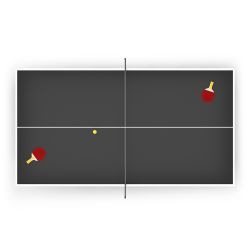 Всепогодный теннисный стол UNIX Line Extra Outdoor 6 mm ACP (Black)