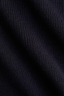 H&M Свитер с застежкой-молнией до середины груди, темно-синий