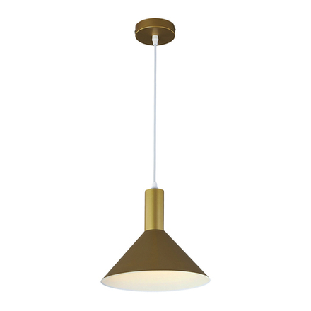 Подвесной светильник 1х60Вт Е27, металл, цвет золото