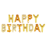 Фольгированная мини-надпись «Happy Birthday. Ромашки», 260 см