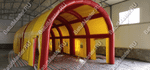 Надувной шатер "Красно-желтый" 10*5*5,5 м