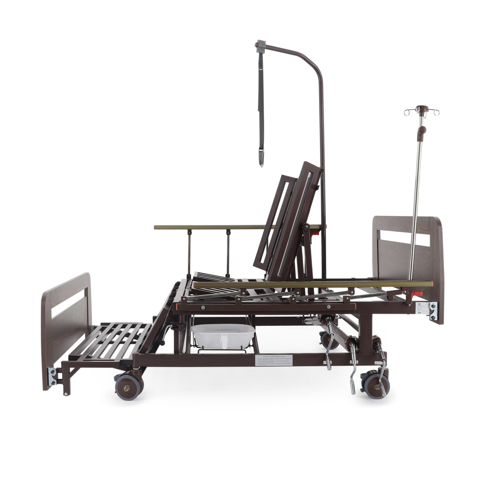 Кровать механическая Med-Mos E-45А (ЛДСП венге) ширина ложемента 120 см