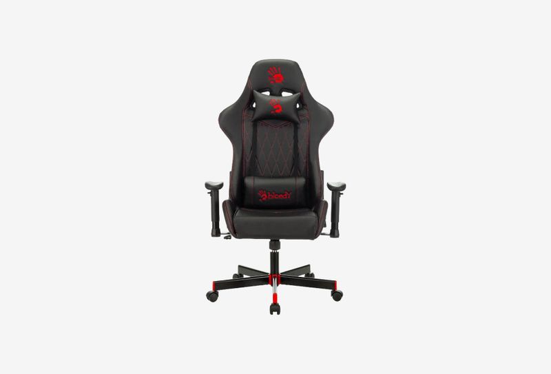 Кресло A4Tech экокожа черный 88.1x38x66GC-800