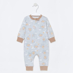 Комбинезон детский, цвет серый/мишки, рост 68 см (Детская линия)