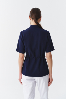 Топ медицинский женский Деликато, нэви