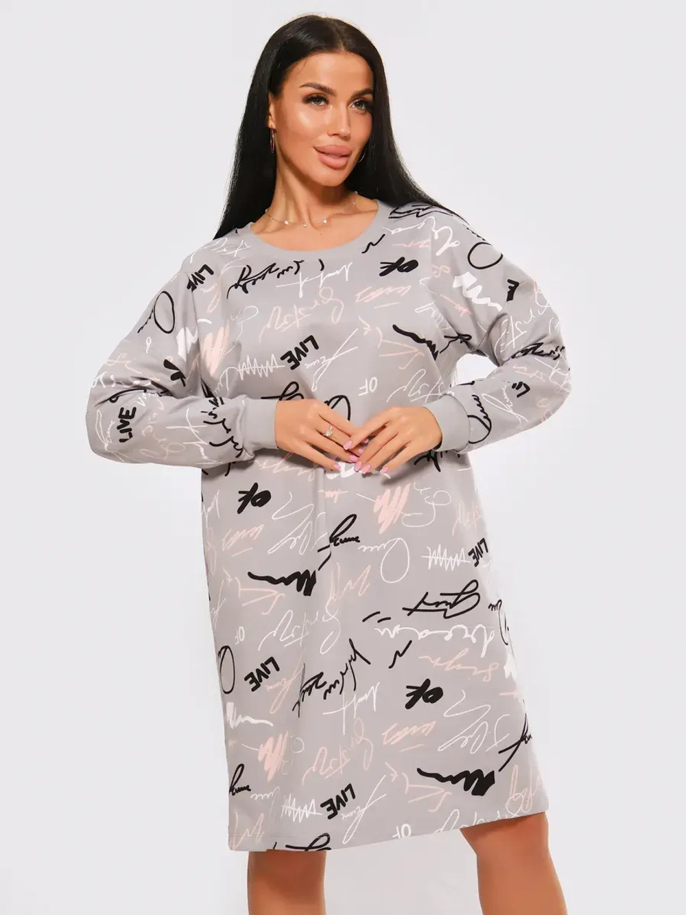 Ночная сорочка утеплённая