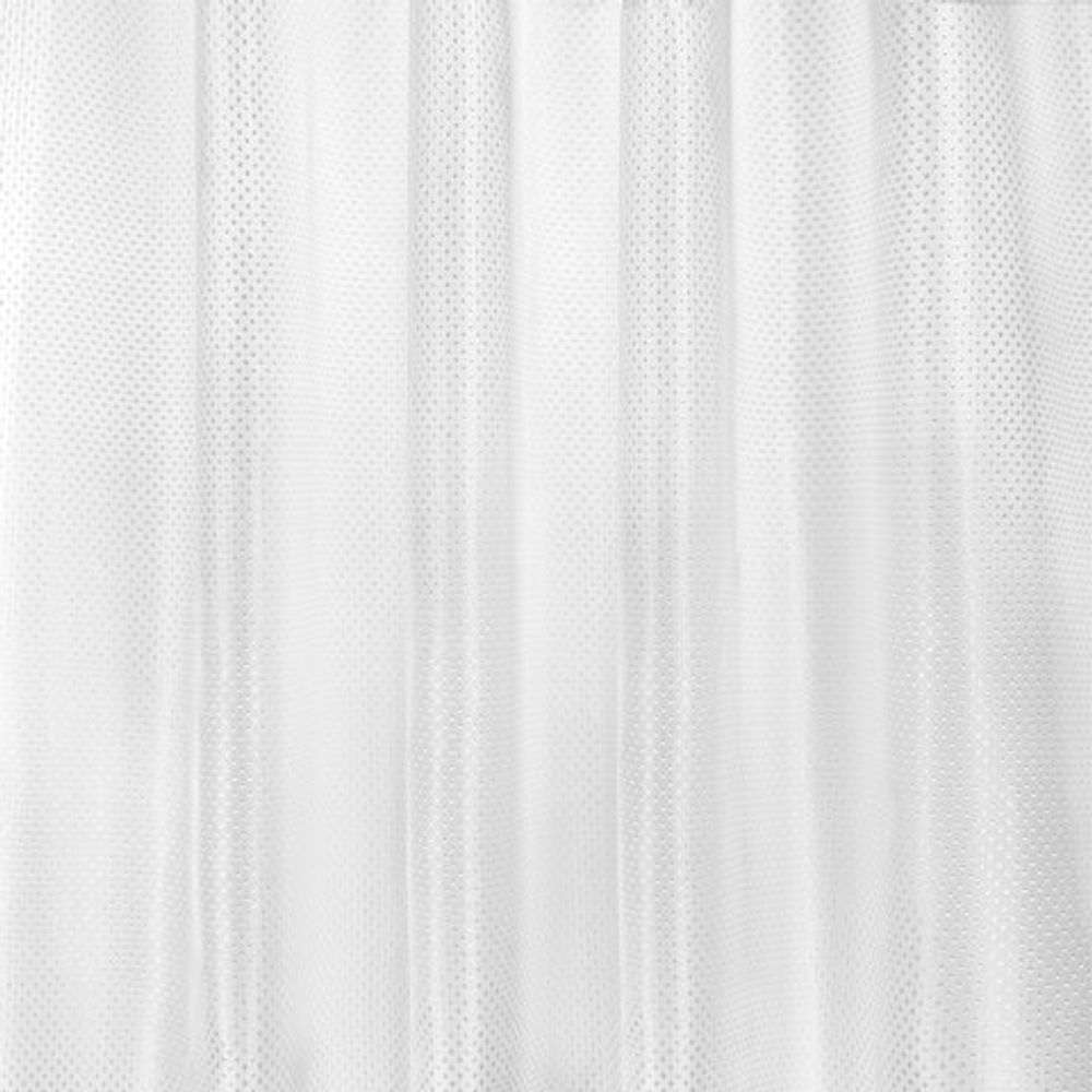 Шторка для ванной ПОЛИЭСТЕР, 180х200 см, кольца в комплекте,белый бриллиант, PRIMILA, 700093