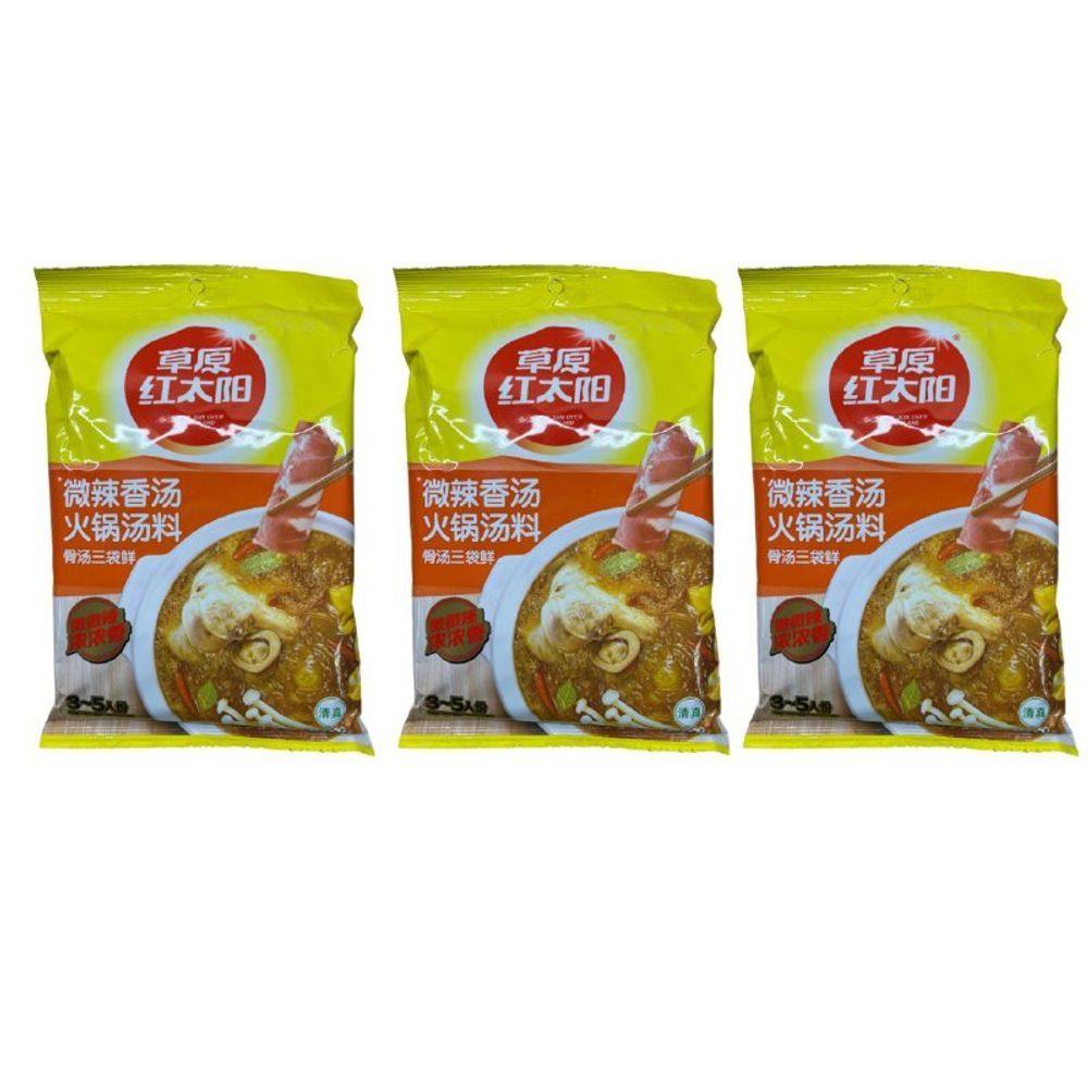 Приправа Caoyuanghongtaiyang для Hot pot 220 г 3 шт