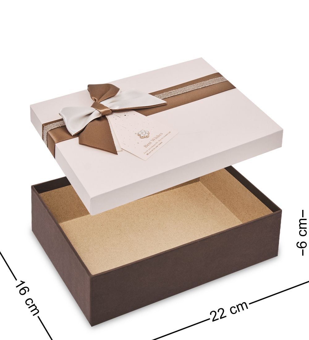 WF-173/1-B Коробка мал., молочный/коричневый