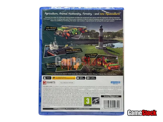 PS5 Farming Simulator 25: Highlands Fishing Edition (Новинка!) (Новый, Русские субтитры, PPSA-27897)