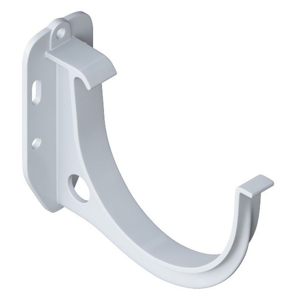 Кронштейн желоба ПВХ Альта-Профиль Элит Белый 125 мм