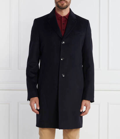 Хлопковое пальто h hyde BOSS BLACK - темно-синий(50502327)