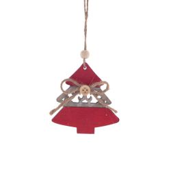 GAEM Украшение новогоднее "Елка", L8 W0,6 H9 см, 2в.