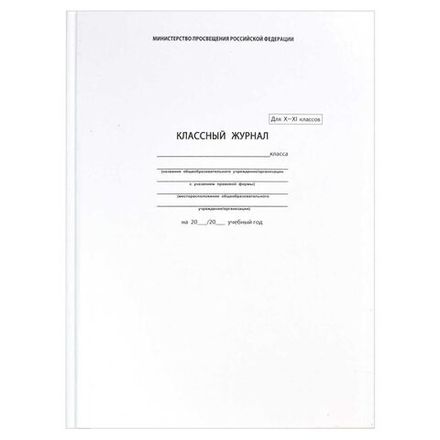 Классный журнал 10-11 кл. Феникс+