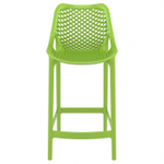 Стул пластиковый полубарный Siesta Contract Air Bar 65, зеленый