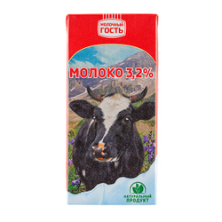Молоко Молочный Гость Ультрапастеризованное ГОСТ 3,2% 1л