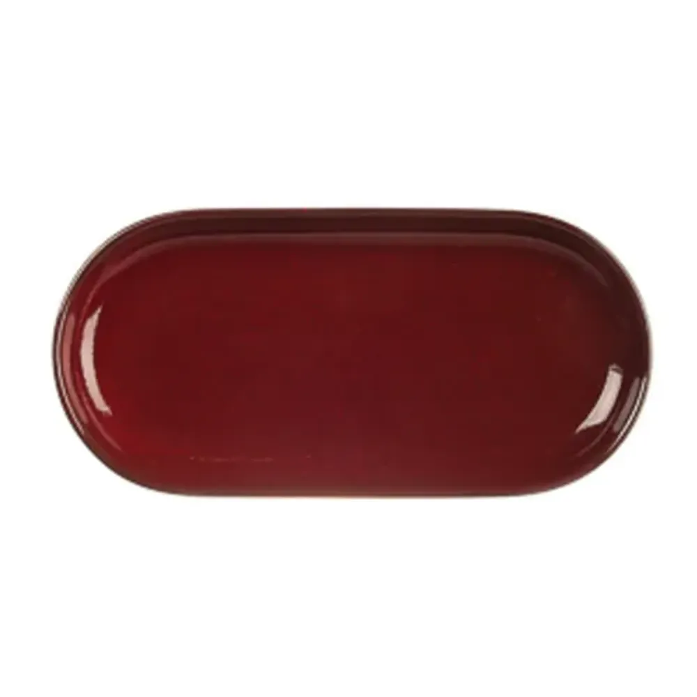 Блюдо овальное 29,5*14*2,6 см Evolution Dark Red P.L. Proff Cuisine [1]