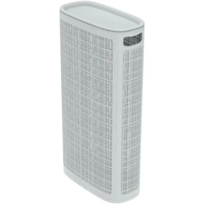 Корзина для белья Лён 60л плетёная 43×20×80см серый