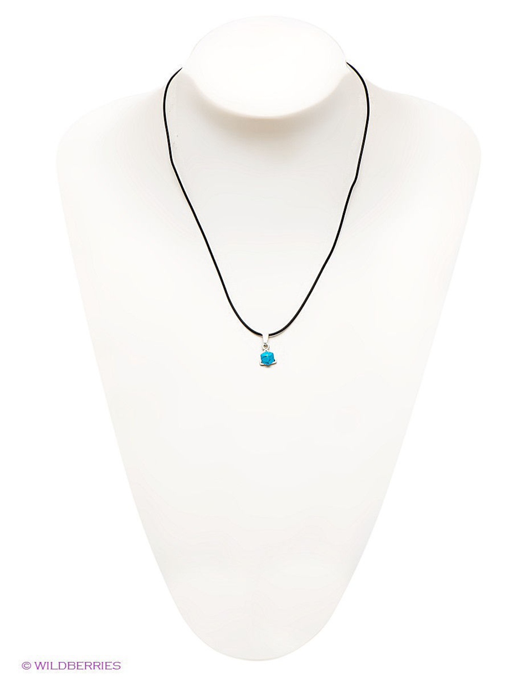 "Орест" подвеска в серебряном покрытии из коллекции "Леди" от Jenavi с замком карабин