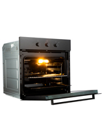 Духовой шкаф электрический встраиваемый MBO 6709-01 (BLACK) черное стекло, 70л, 9 режимов, до 250 Со (MACBI)