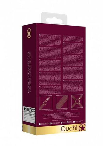 Бордовый крестообразный фиксатор Halo Hogtie Connector (Цвет: бордовый)