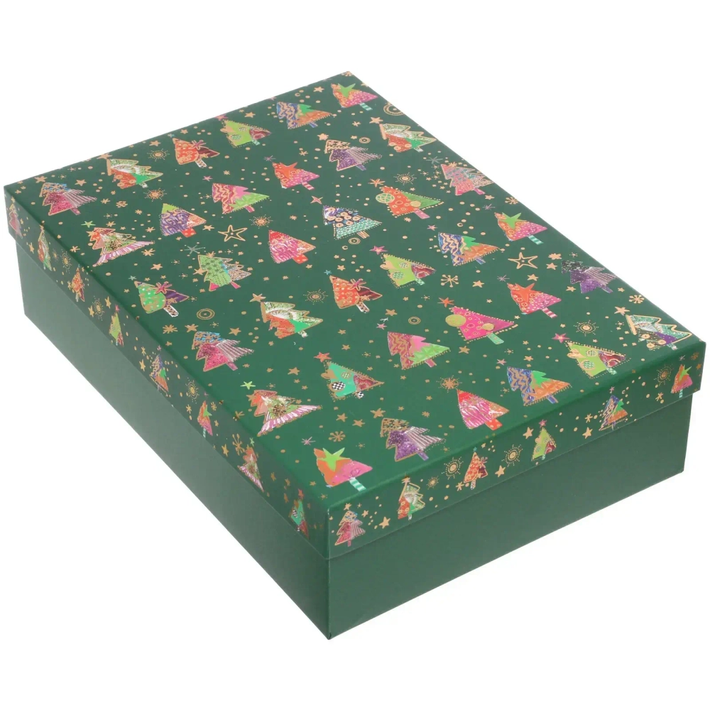 Коробка подарочная «Зимний вихрь» 33*23.5*9 см