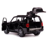 Модель ин. мет. "Mitsubishi Pajero" 12см. черный, откр.дв, баг, коробка SB-17-61-MP-N(BL)-WB (Технопарк)