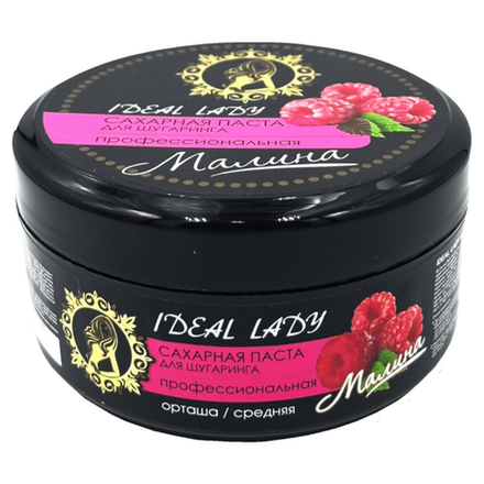 Сахарная паста для шугаринга IDEAL LADY Средняя Малина 200 гр