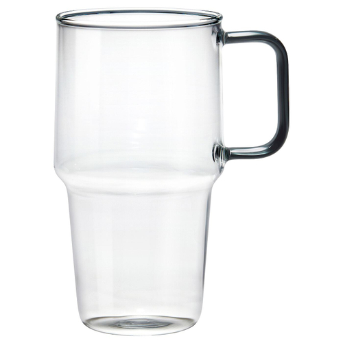 Стакан с ручкой IKEA SKINNFISK (СКИННФИСК), Стекло, 520 мл