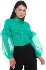Блуза Очень красивая(изумруд) Diolche