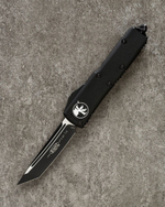 Автоматический складной нож Steelbro UTX-85 T/E Tanto Black Tactical Standard VG10 (233-1T) (черный) фронталка/выкидуха