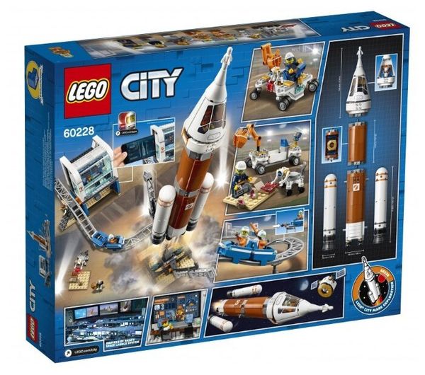 Конструктор LEGO City 60228 Ракета для запуска в далекий космос и пульт управления запуском