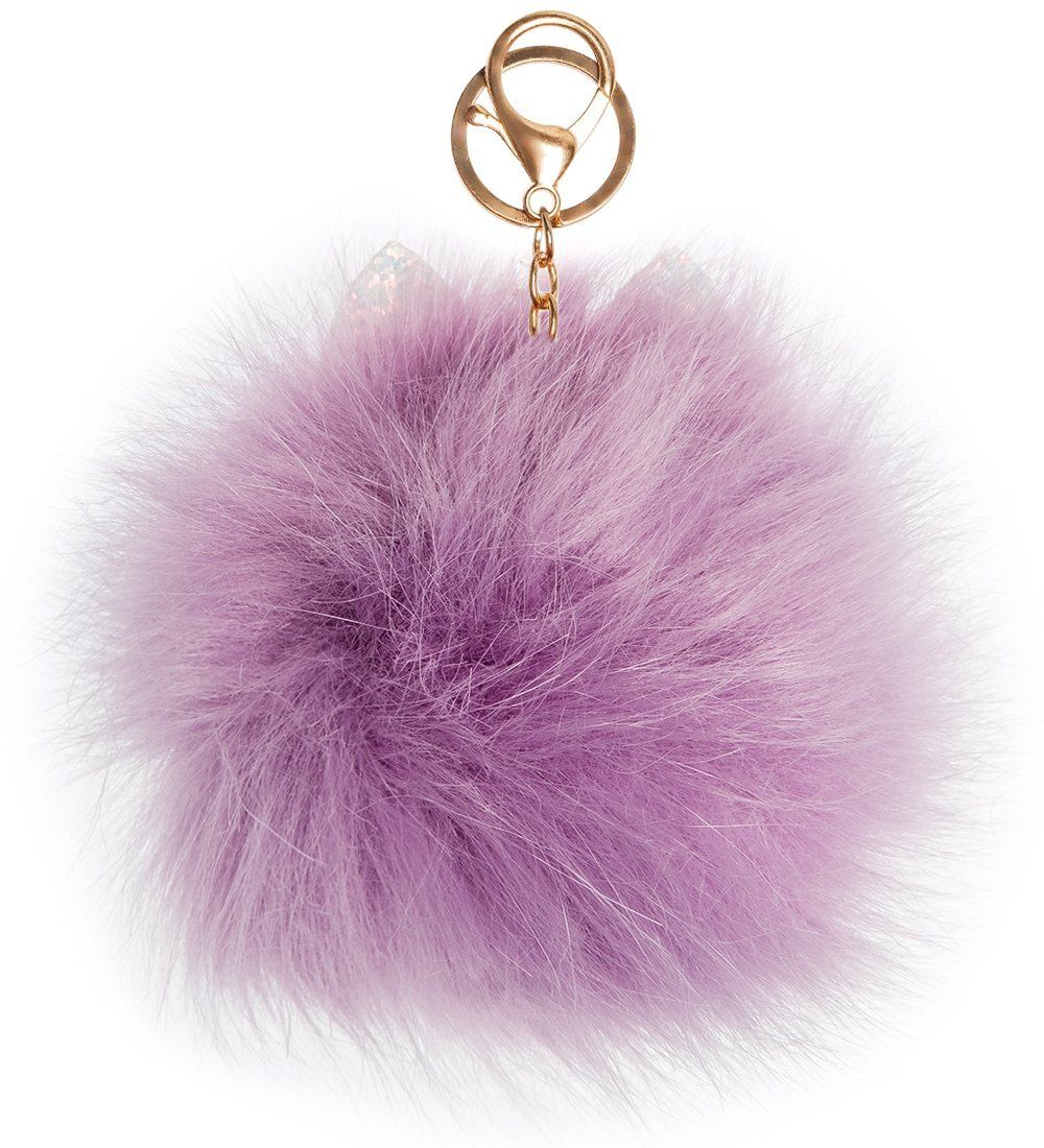 ЯЛ-13-40/ 2 Брелок «Совенок-пушистик» сиреневый