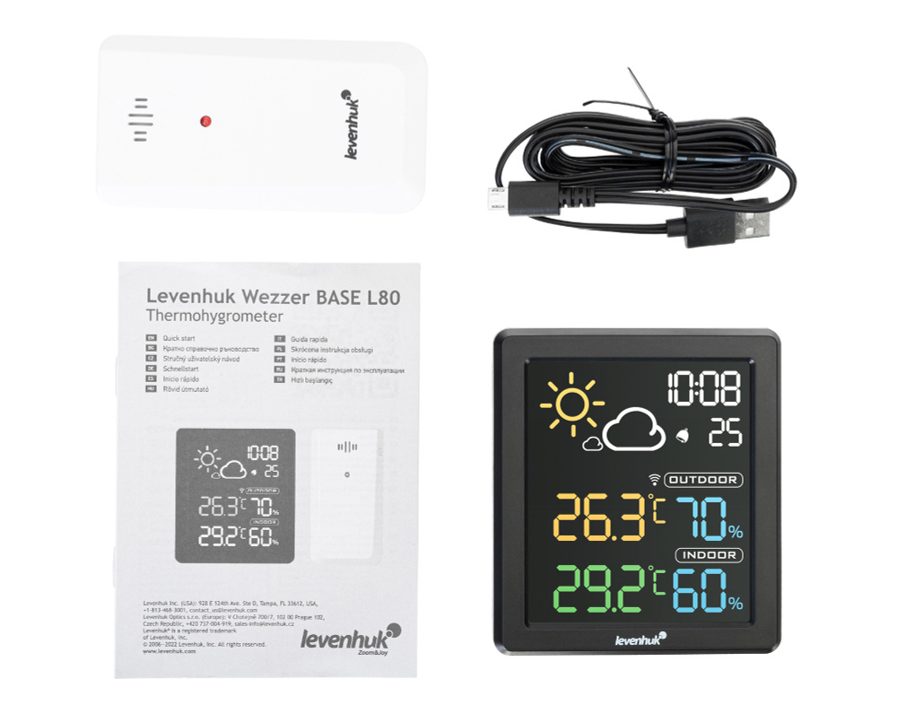 Термогигрометр Levenhuk Wezzer BASE L80