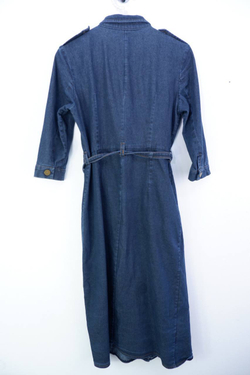 Платье очень стильное, из ткани под джинсовую, 42 размер